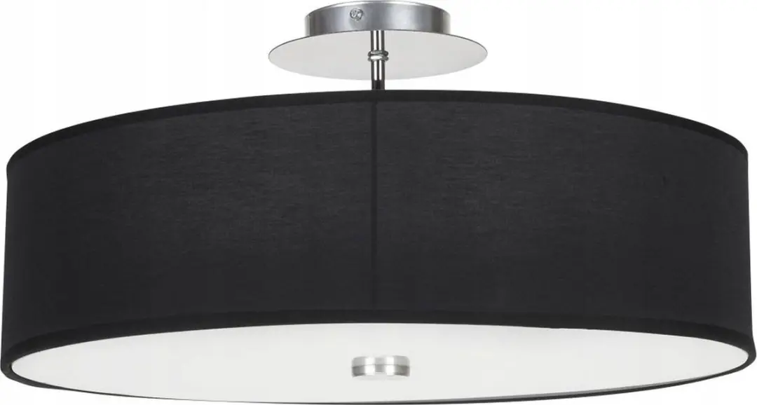 Nowodvorski Viviane Plafondlamp Zwart 3x E27 60W