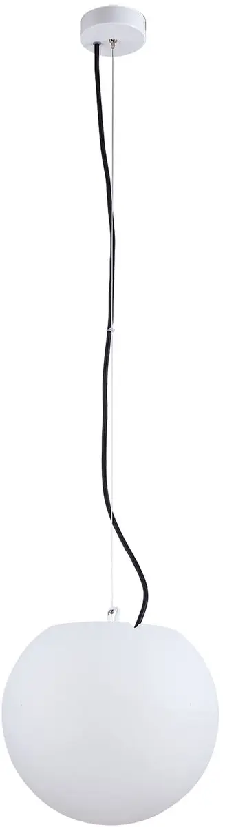 Cumulus M Hanglamp Buiten Wit Kunststof IP44 E27 9715