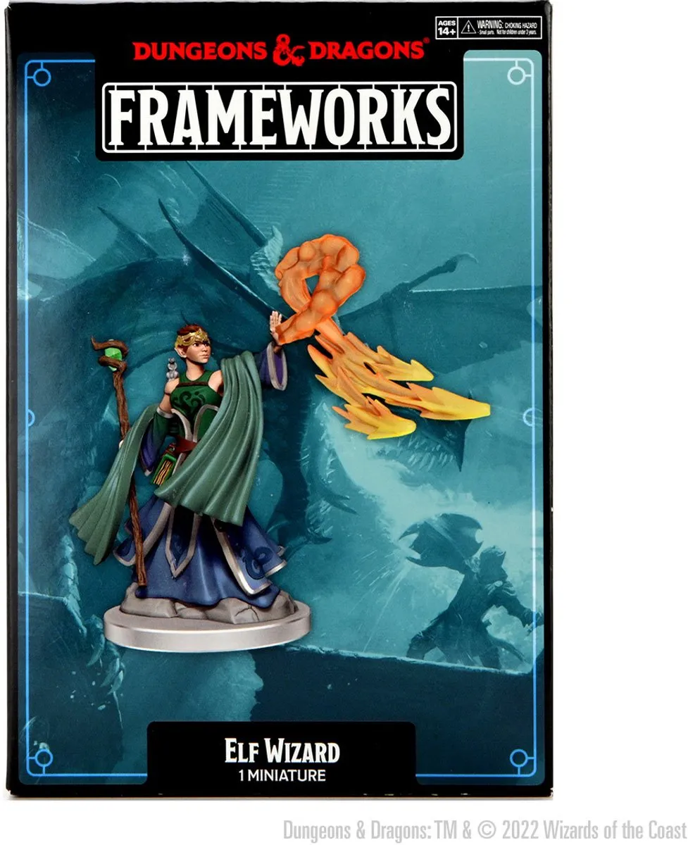 Wizkids D&D Frameworks Elf Wizard Female