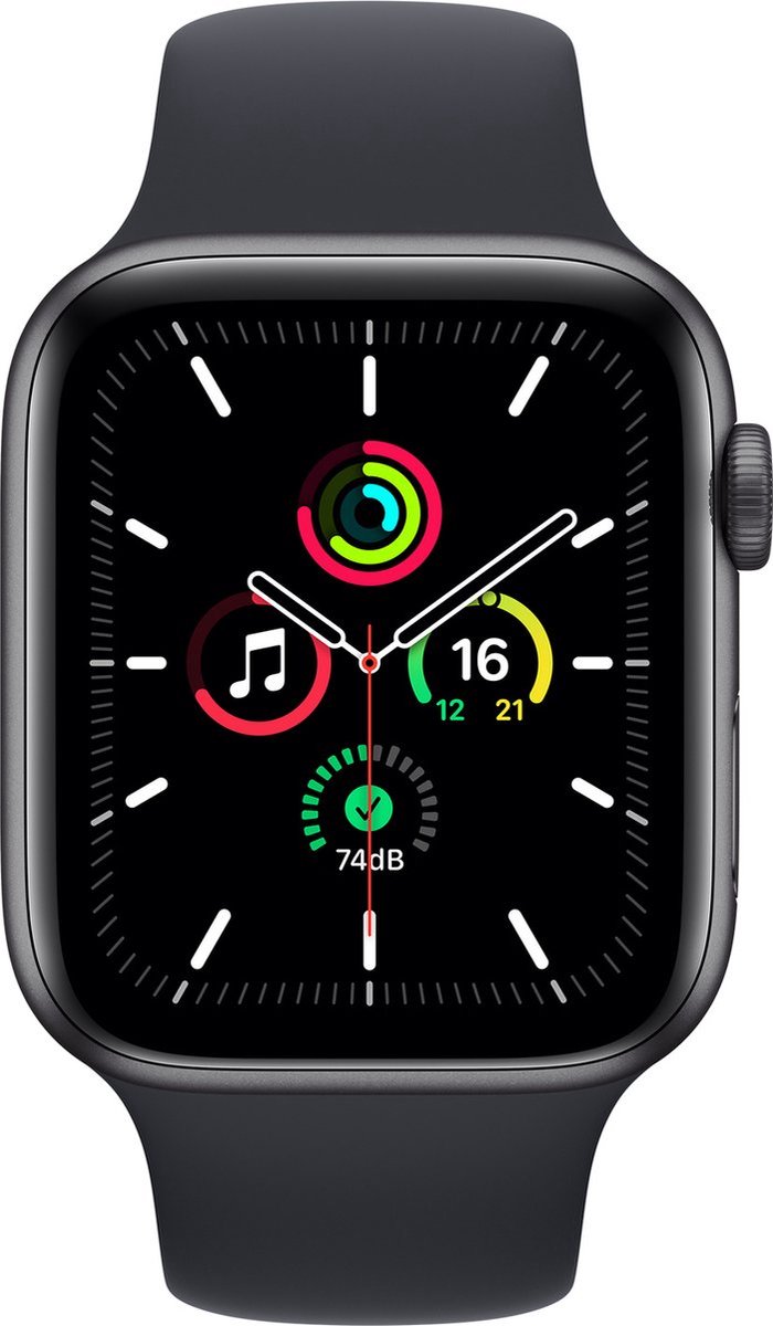 Apple Watch SE 2021 - Smartwatch dames en heren - 40mm - Spacegrijs