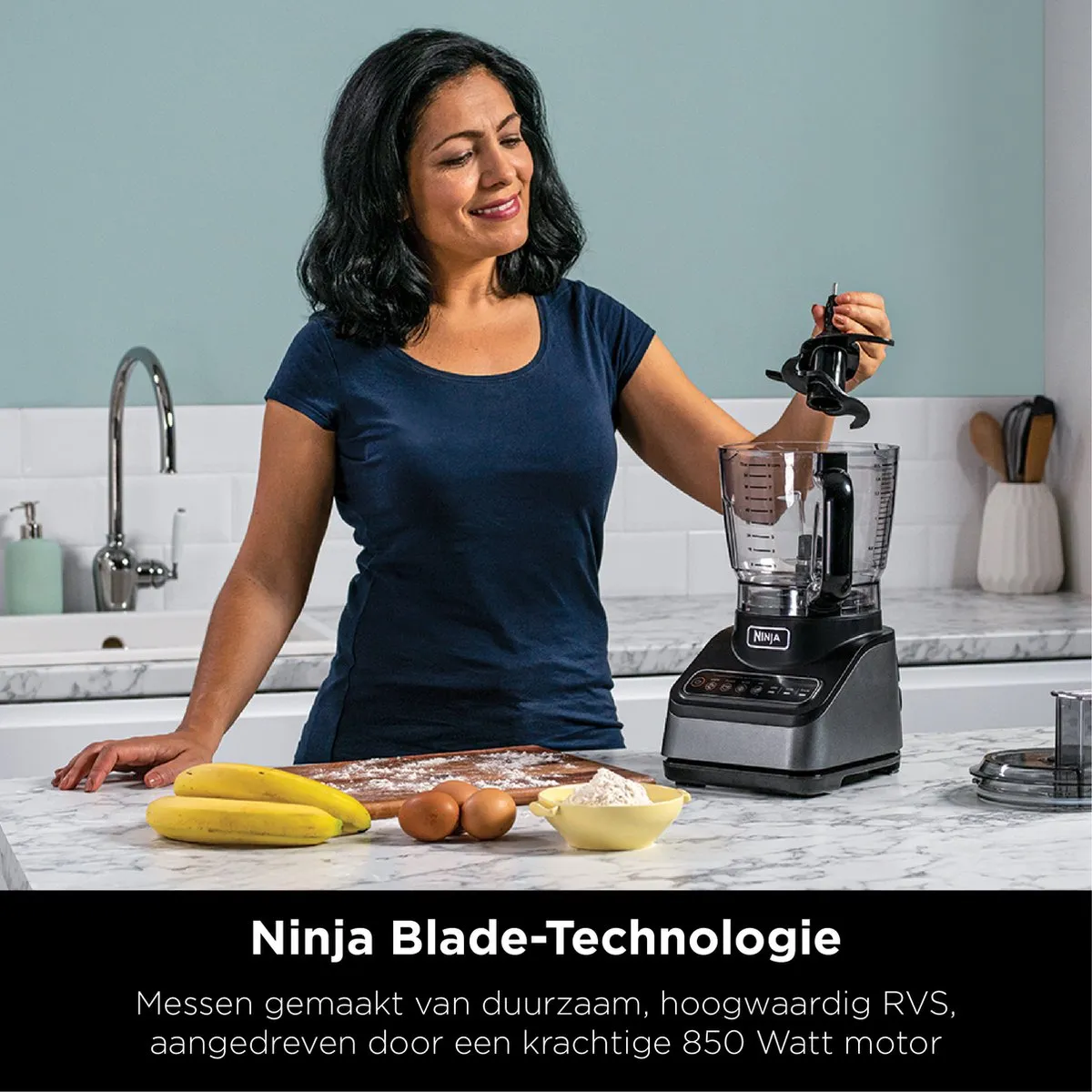 Ninja Foodi BN650EU Foodprocessor & Blender 850W - 2.1L - 5 Mesjes - afbeelding 4 van 6