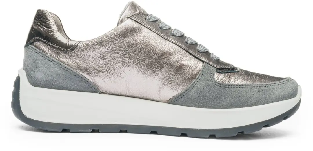 ara 25112-11 dames veterschoenen donkergrijs maat 35