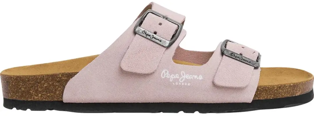 Pepe Jeans Oban Suede Sandalen Roze EU 39 Vrouw