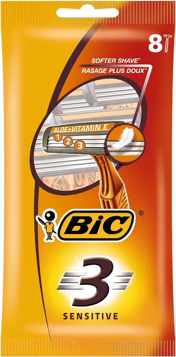 Bic 3 Sensitive Wegwerpscheermesjes