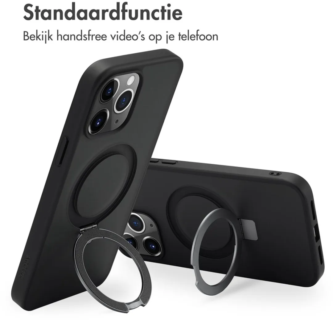 Accezz Hoesje iPhone 13 Pro Max MagSafe - Zwart