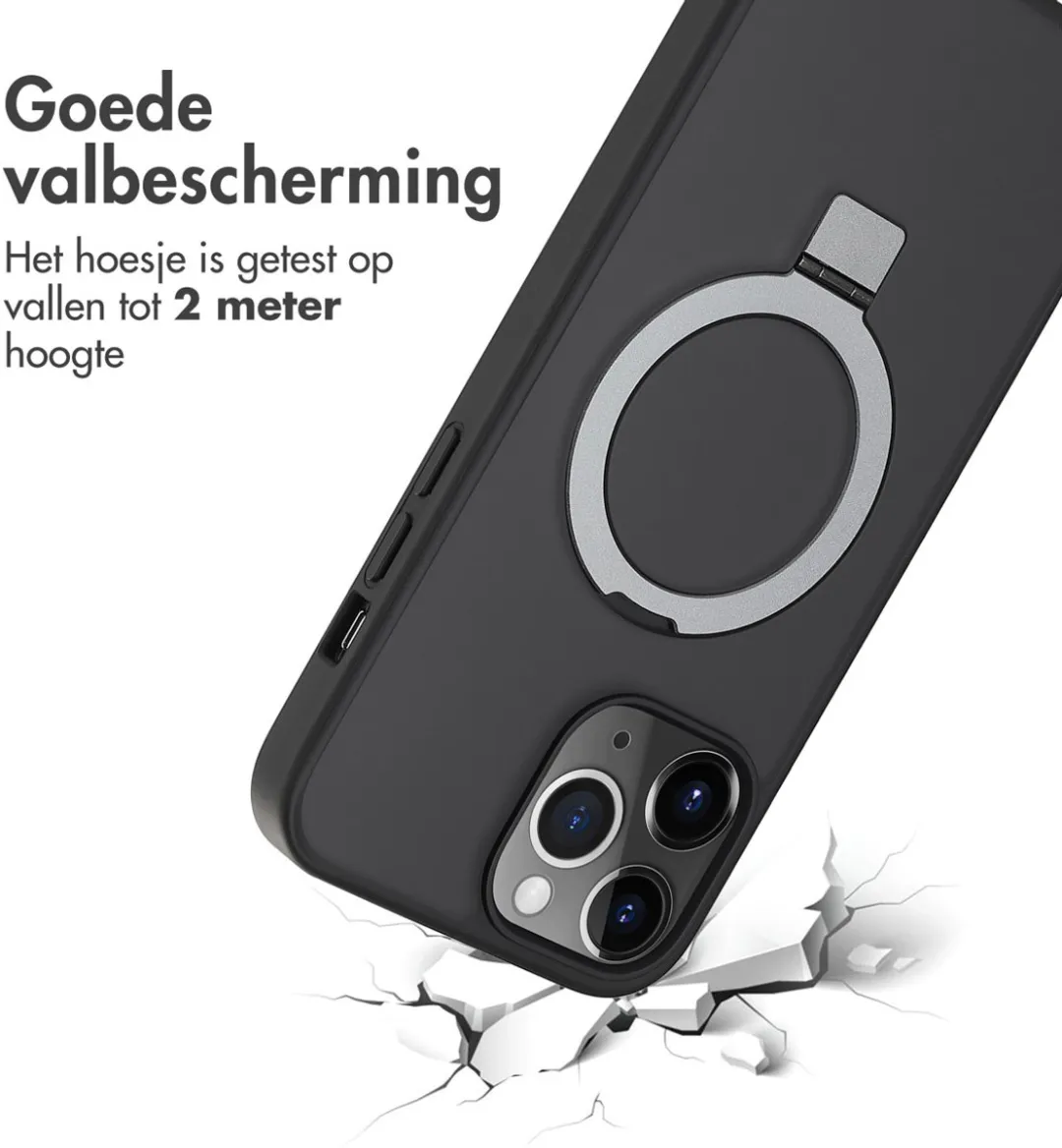 Accezz Hoesje iPhone 13 Pro Max MagSafe - Zwart