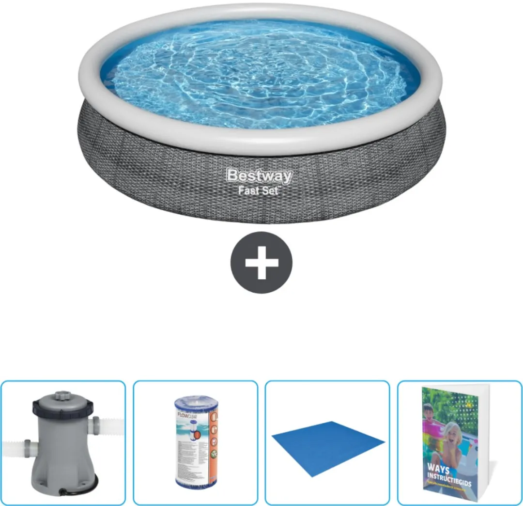 Bestway Fast Set Rond Zwembad 366x76cm