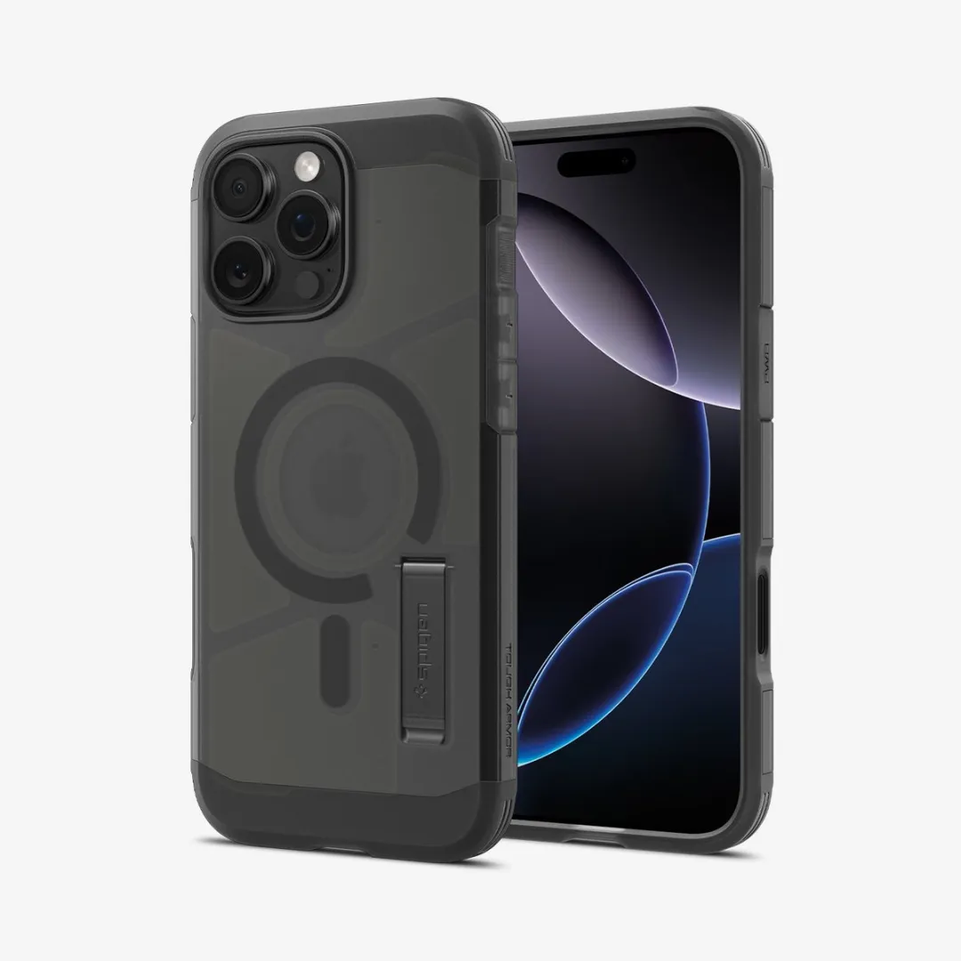 Spigen Tough Armor T MagFit iPhone 16 Pro Hoesje - MagSafe/Qi2 - Transparent - afbeelding 6 van 6