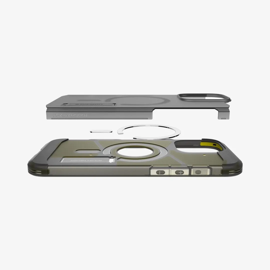 Spigen Tough Armor T MagFit iPhone 16 Pro Hoesje - MagSafe/Qi2 - Transparent