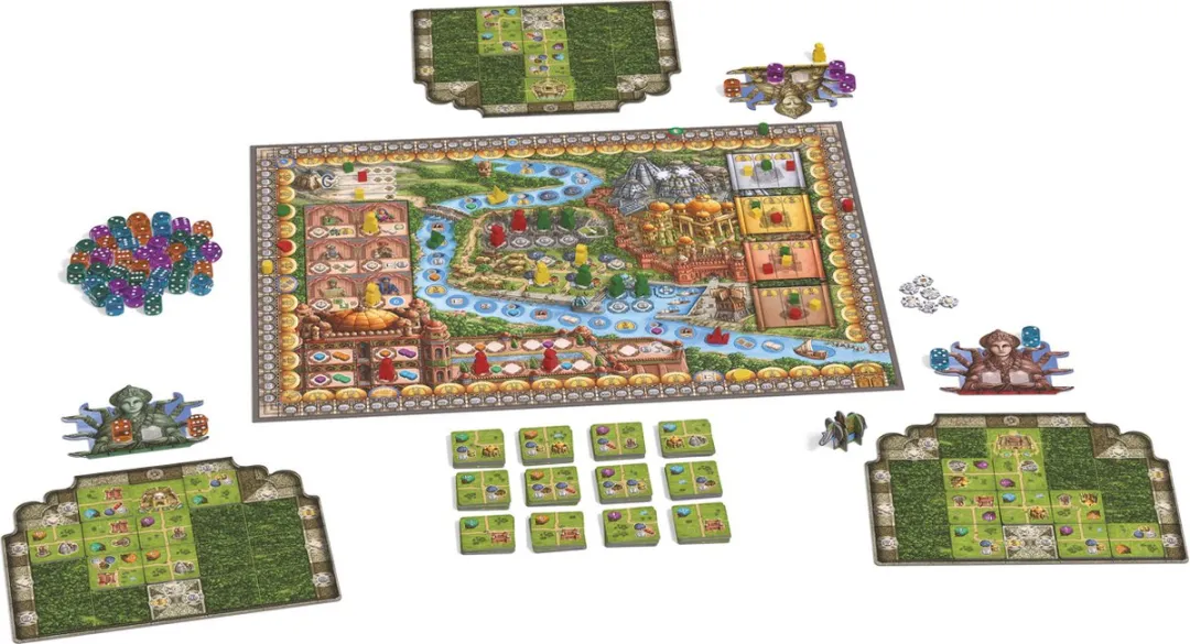 Geronimo Games Raja's van de Ganges Bordspel - 6 Spelers