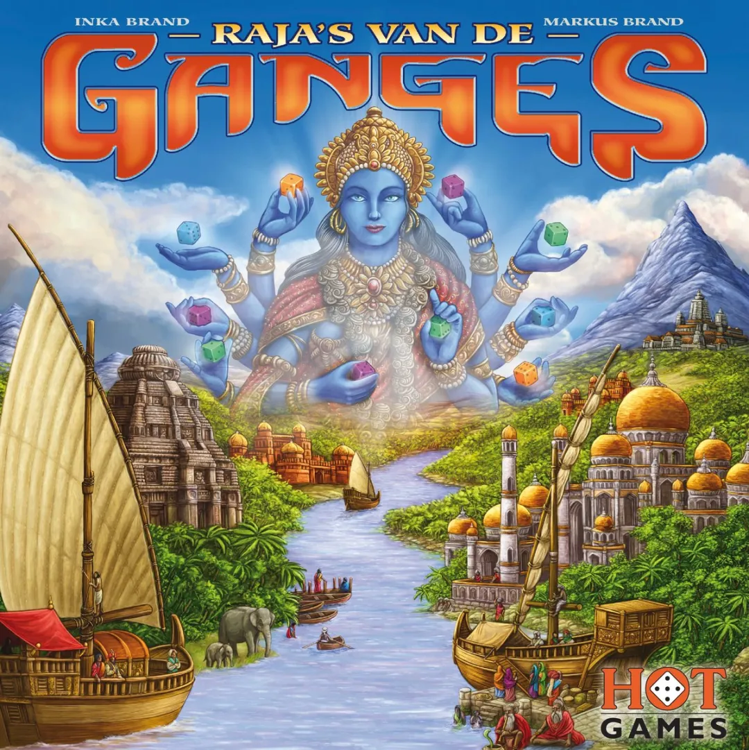 Geronimo Games Raja's van de Ganges Bordspel - 6 Spelers