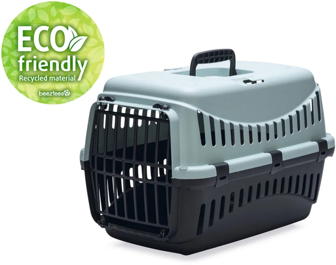 Beeztees Gipsy Eco Reismand - 45x26x29cm - Lichtblauw/Zwart