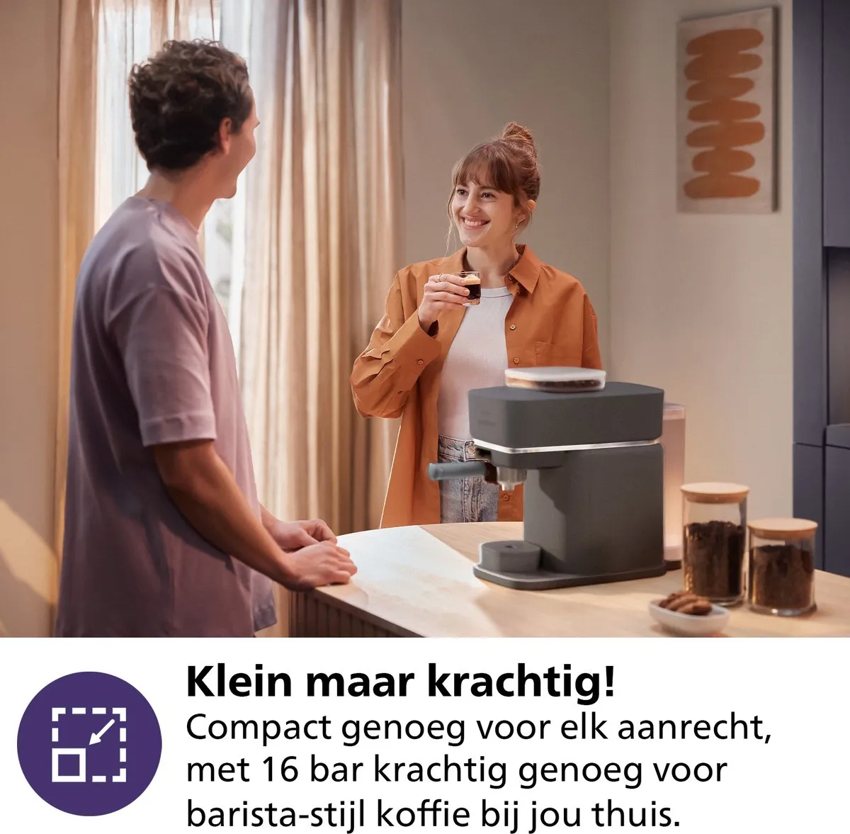 Philips Baristina BAR320/60 Espressomachine - Zwart