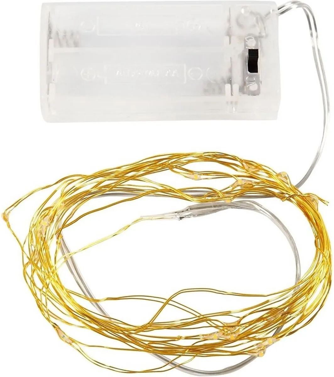 Creativ Company LED Slinger 3,15m - Goud