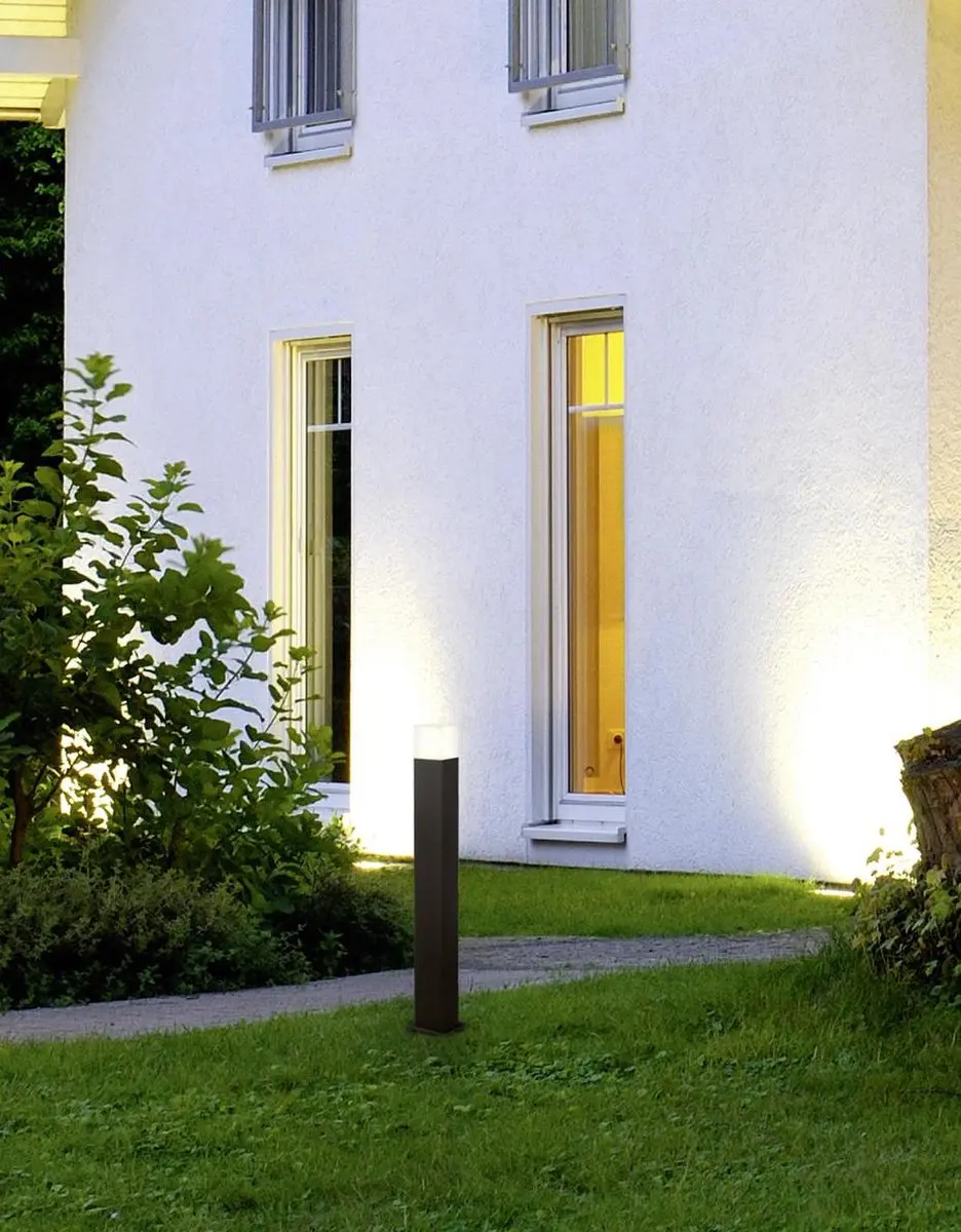 Trio Hudson Tuinpadverlichting 80cm - IP44 - Antraciet - afbeelding 2 van 6