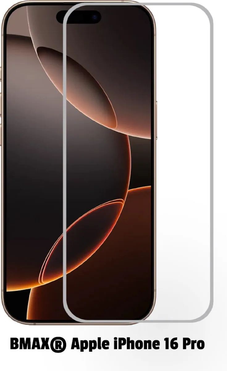 BMAX Screenprotector iPhone 16 Pro - 2 Stuks