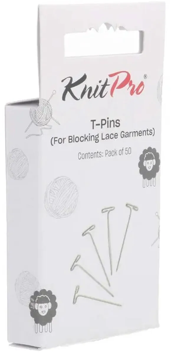 KnitPro T-pins 50 Stuks - Zilver