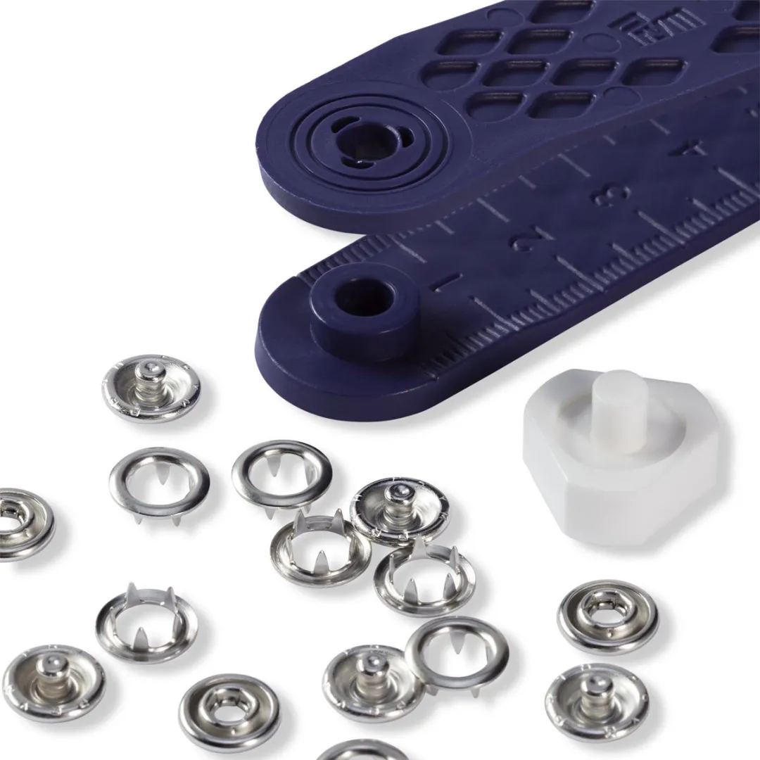 Prym Jersey Drukknopen 8mm Zilverkleur - 10 Stuks