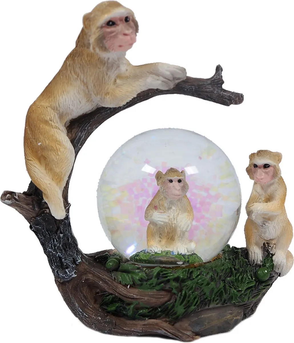 PIA Soft Toys Berberaap Waterbal Snowglobe
