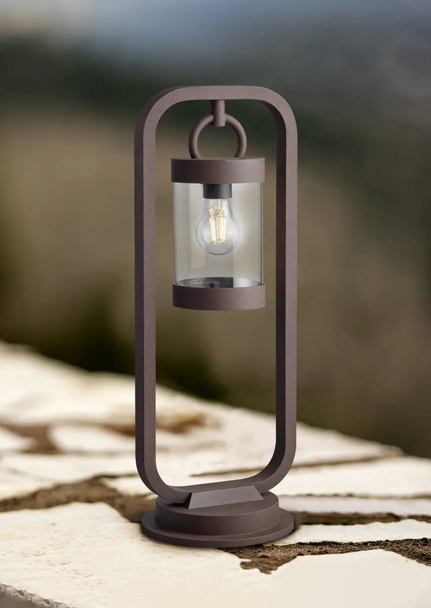 Trio Sambesi Tuinpadverlichting - 60cm - E27 IP44 - Roestkleur - afbeelding 6 van 6