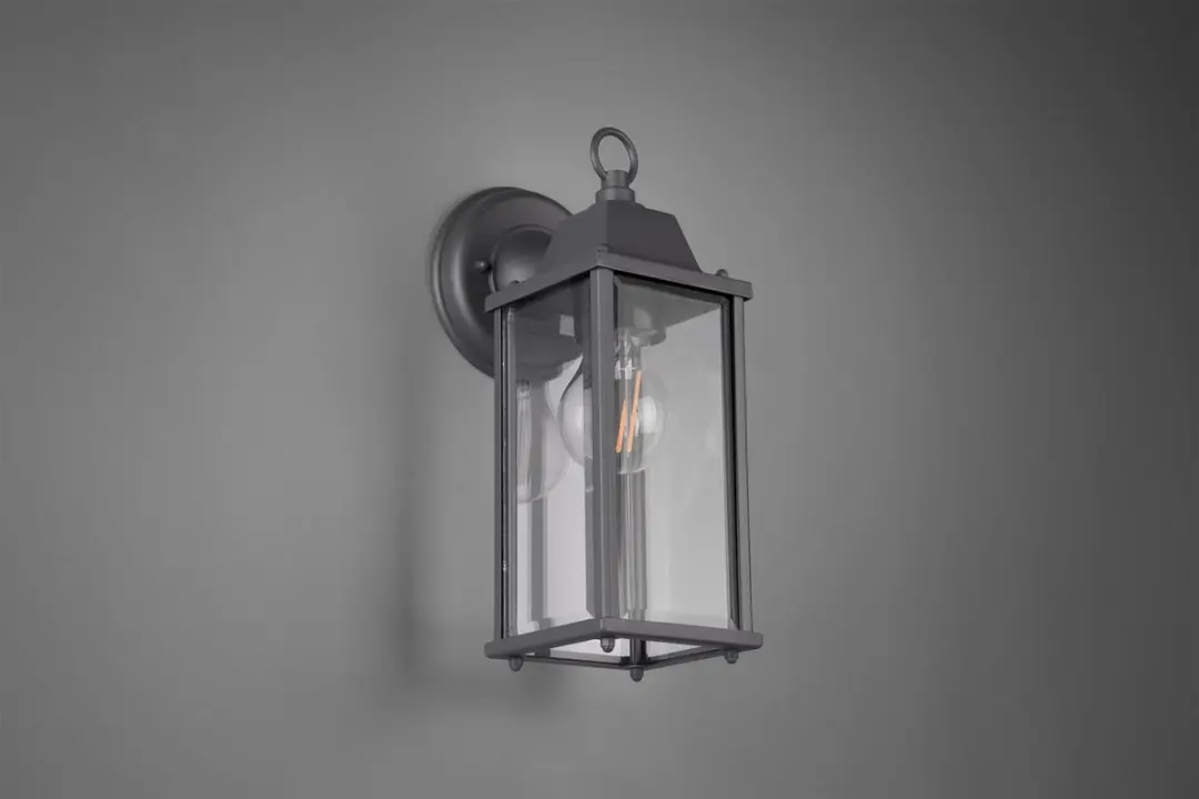 TRIO OLONA - Wandlamp - Antraciet - excl. 1x E27 4 W - Wandmontage - Buitenverlichting - IP23 - afbeelding 6 van 6
