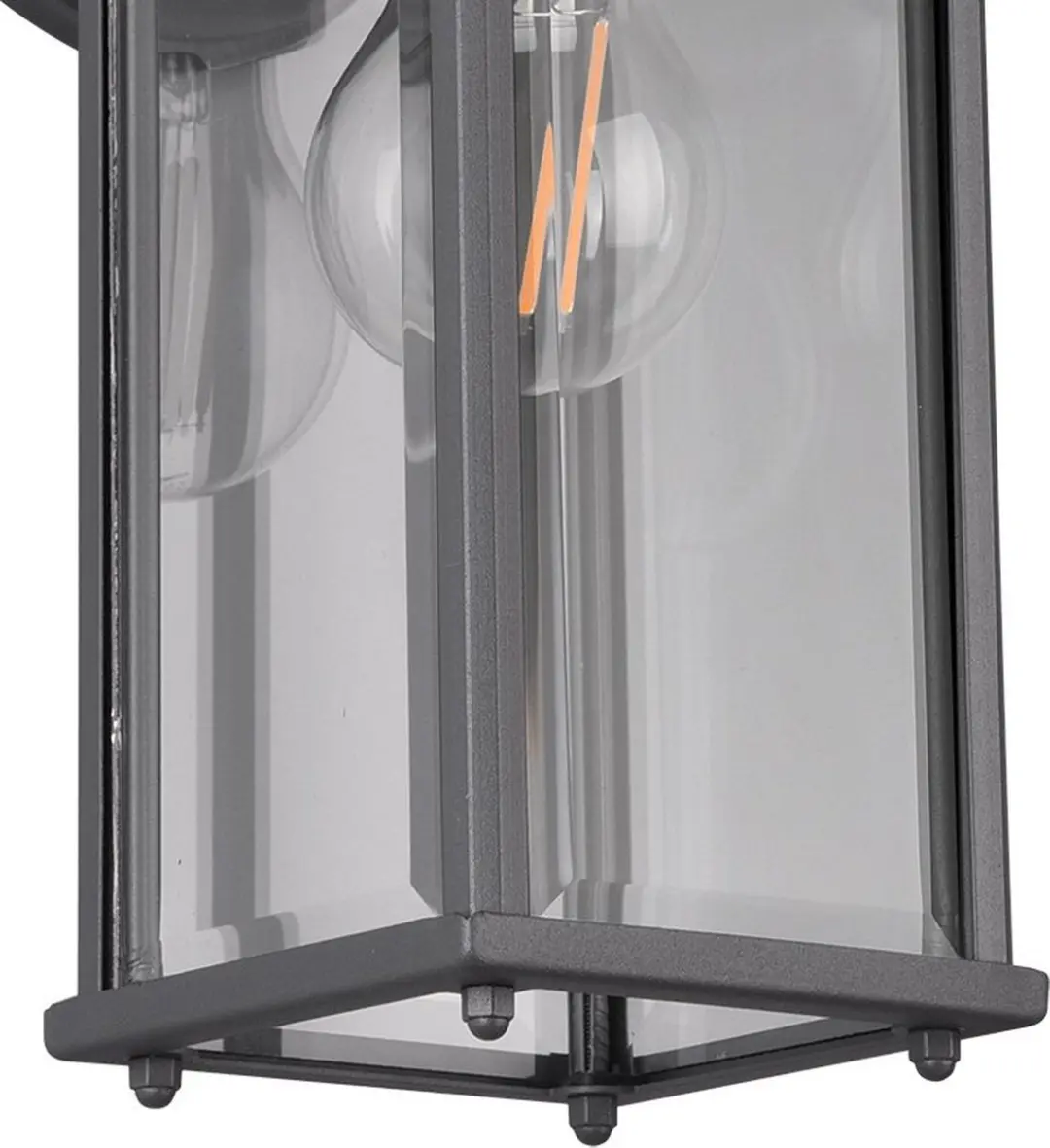 TRIO OLONA - Wandlamp - Antraciet - excl. 1x E27 4 W - Wandmontage - Buitenverlichting - IP23 - afbeelding 3 van 6