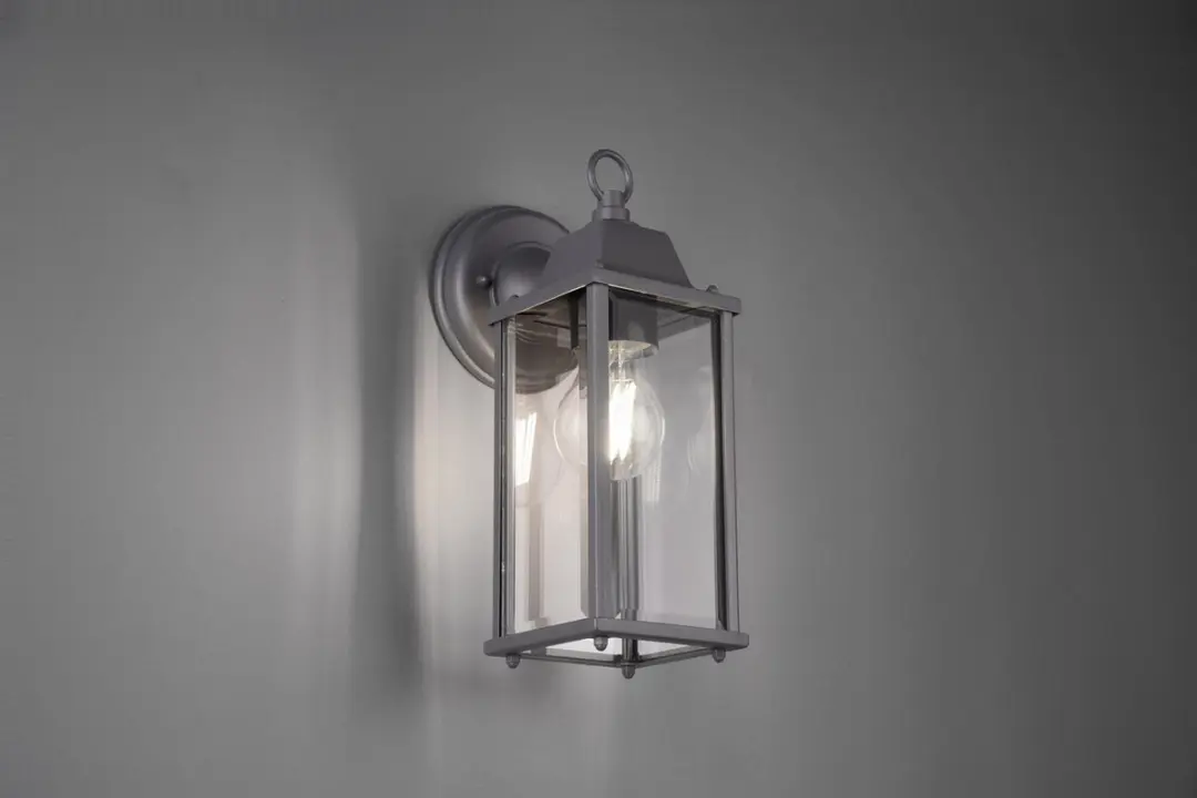 TRIO OLONA - Wandlamp - Antraciet - excl. 1x E27 4 W - Wandmontage - Buitenverlichting - IP23 - afbeelding 5 van 6