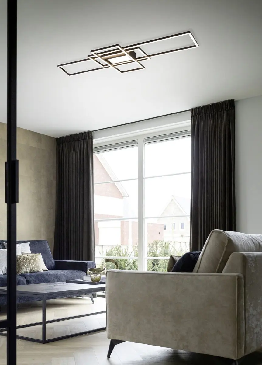 Trio Irvine 620010442 Plafondlamp - Antraciet - afbeelding 6 van 6