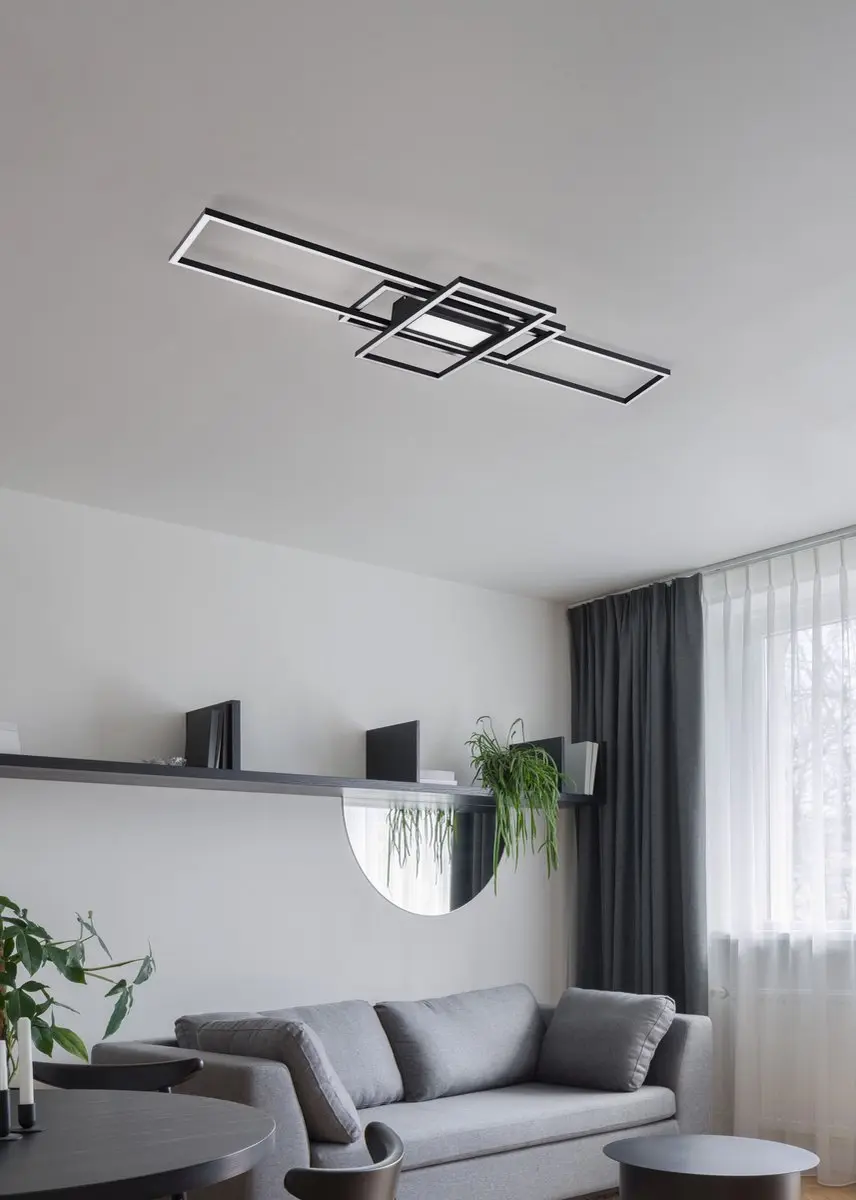 Trio Irvine 620010442 Plafondlamp - Antraciet - afbeelding 5 van 6