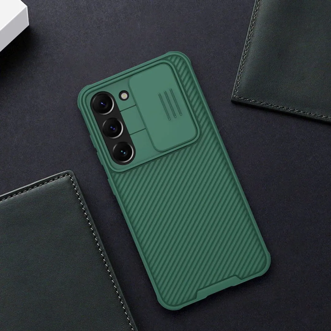 Nillkin CamShield Pro Hoesje Samsung Galaxy S23 Plus - Groen