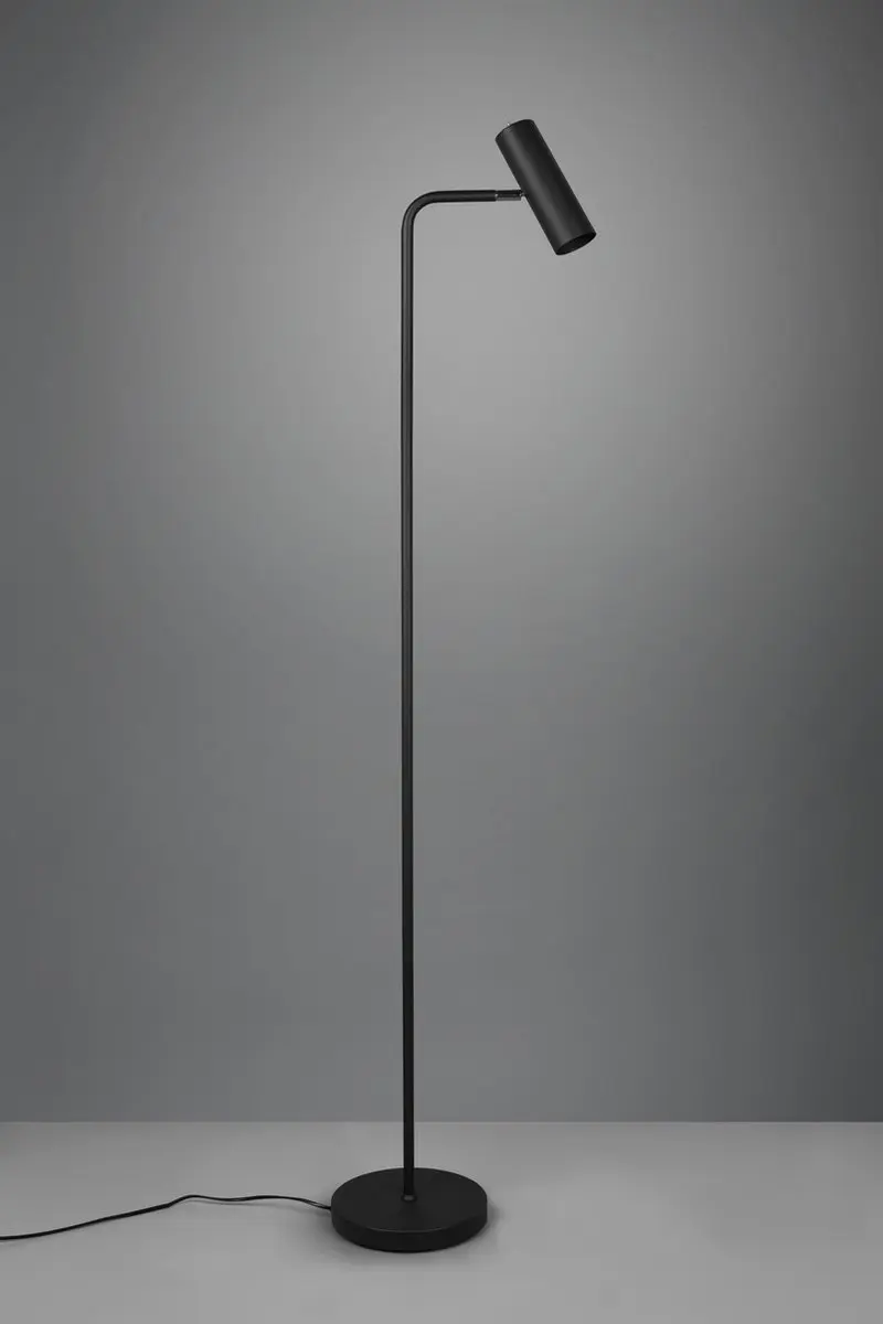 Trio Marley Vloerlamp - GU10 - Zwart mat - afbeelding 6 van 6