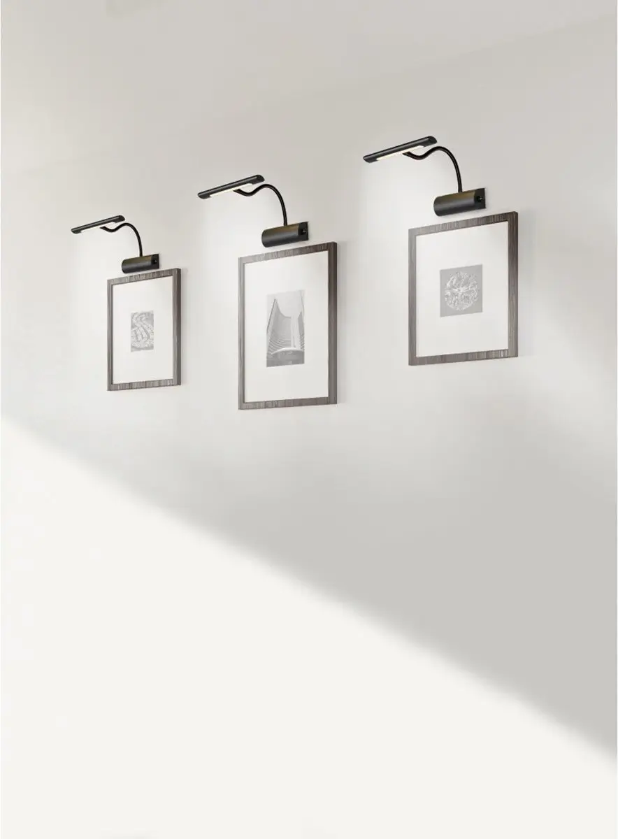 TRIO CURTIS - Wandlamp - Zwart mat - incl. 1x SMD 4 W - Schemersensor - afbeelding 3 van 6