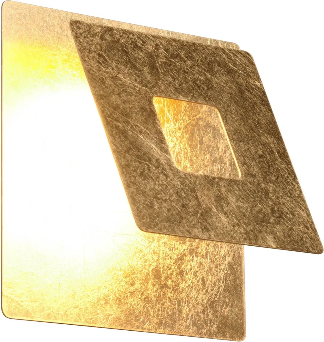 Trio Leano LED Wandlamp 6W - Goud - afbeelding 2 van 6