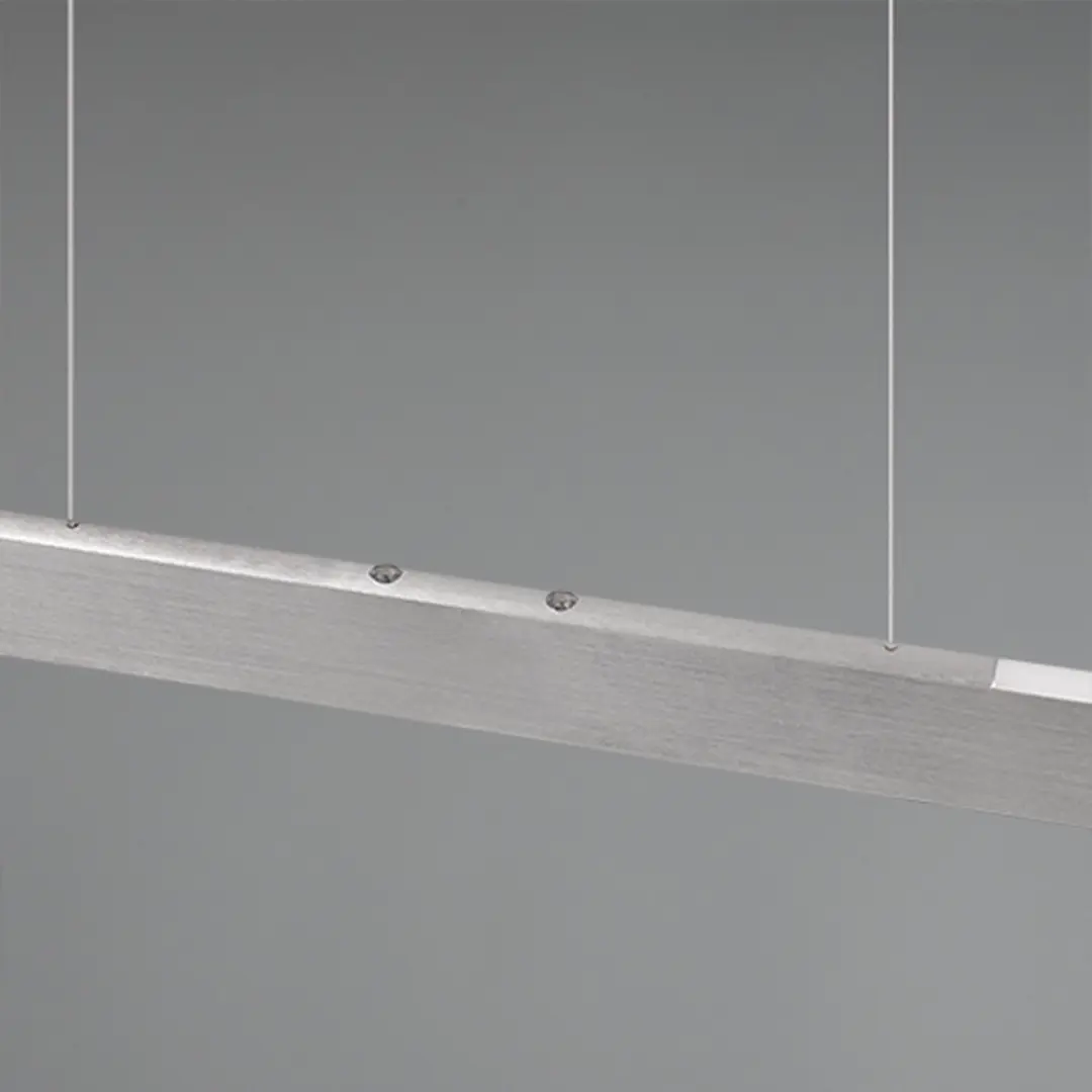 Trio Helios LED Hanglamp - 28W - Geborsteld Aluminium - afbeelding 2 van 4