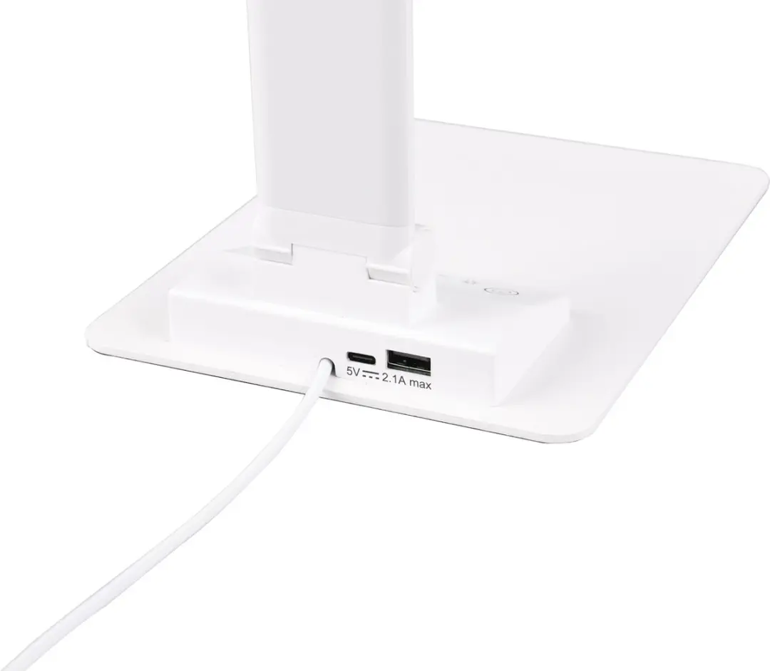 Trio Travis LED Tafellamp - 6,5W - Wit Mat - afbeelding 3 van 6