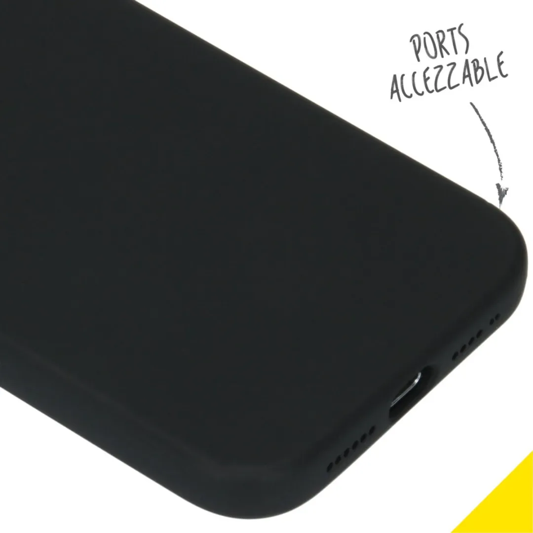 Accezz Hoesje iPhone 12 Pro Max - Zwart