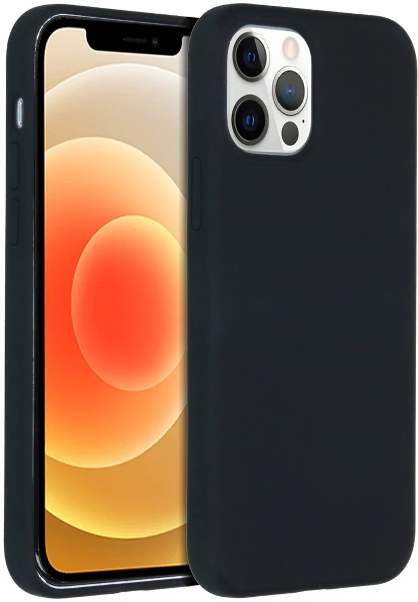 Accezz Hoesje iPhone 12 Pro Max - Zwart