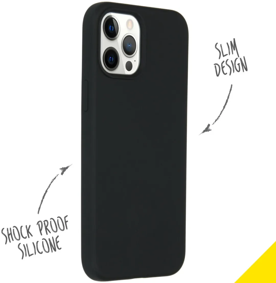 Accezz Hoesje iPhone 12 Pro Max - Zwart