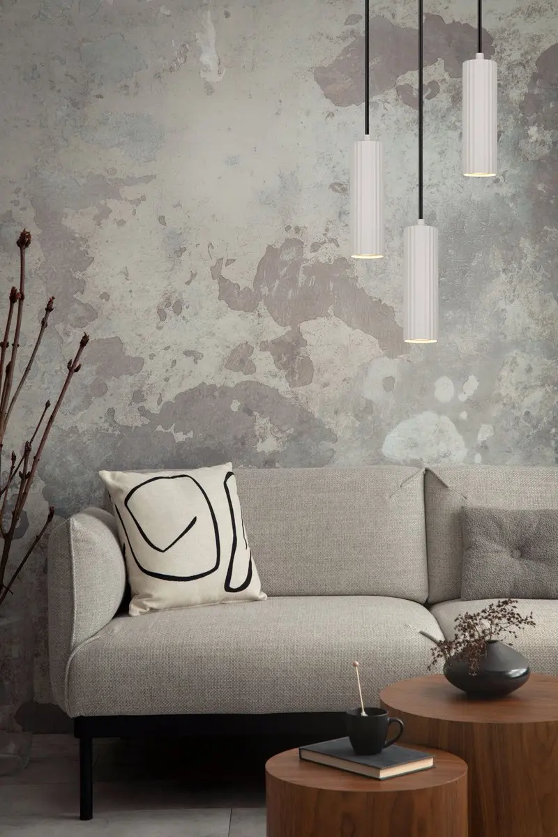 Trio Soka Hanglamp 3-lamps GU10 - Grijs - afbeelding 4 van 5