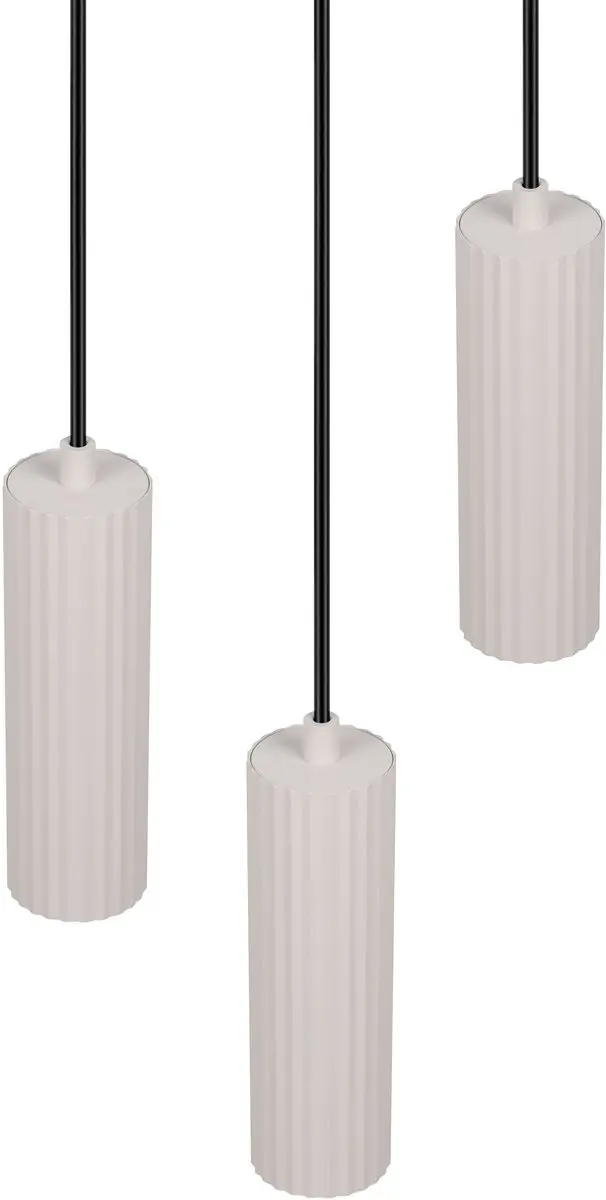 Trio Soka Hanglamp 3-lamps GU10 - Grijs - afbeelding 2 van 5