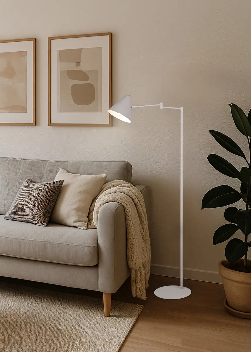 TRIO Cosima 463900176 Vloerlamp - Grijs - afbeelding 6 van 6