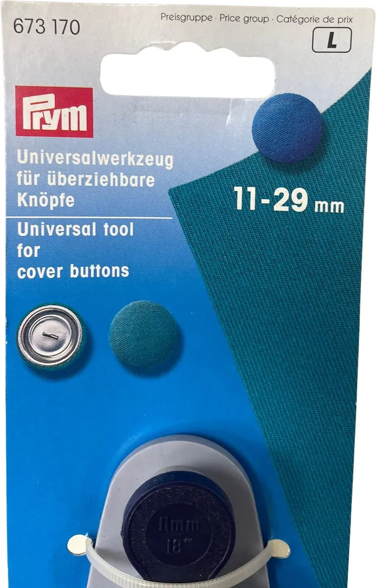 Prym Pierre Mouton Tool voor Stofknopen 29mm - Zwart