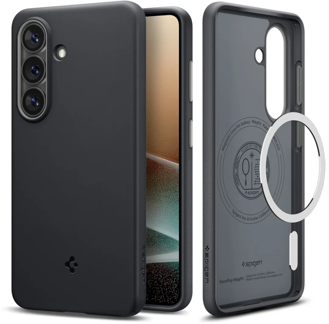 Spigen Nano Pop MagFit Backcover S26 - Zwart