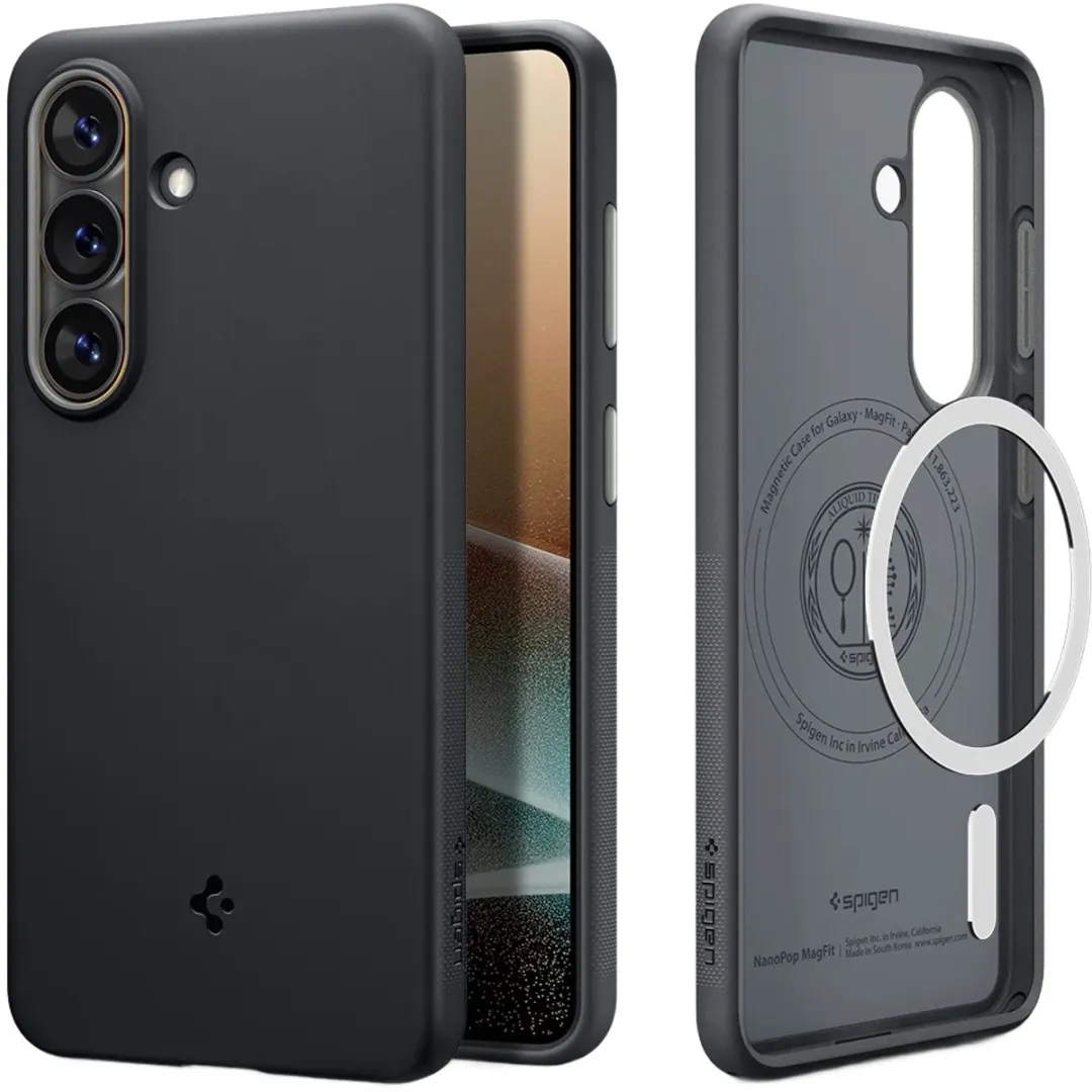 Spigen Nano Pop MagFit Backcover S26 - Zwart
