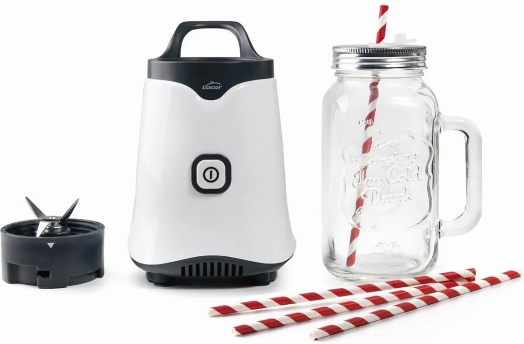 Lacor Mix & Go Individuele Blender 350W - 500ml - Wit - afbeelding 2 van 4