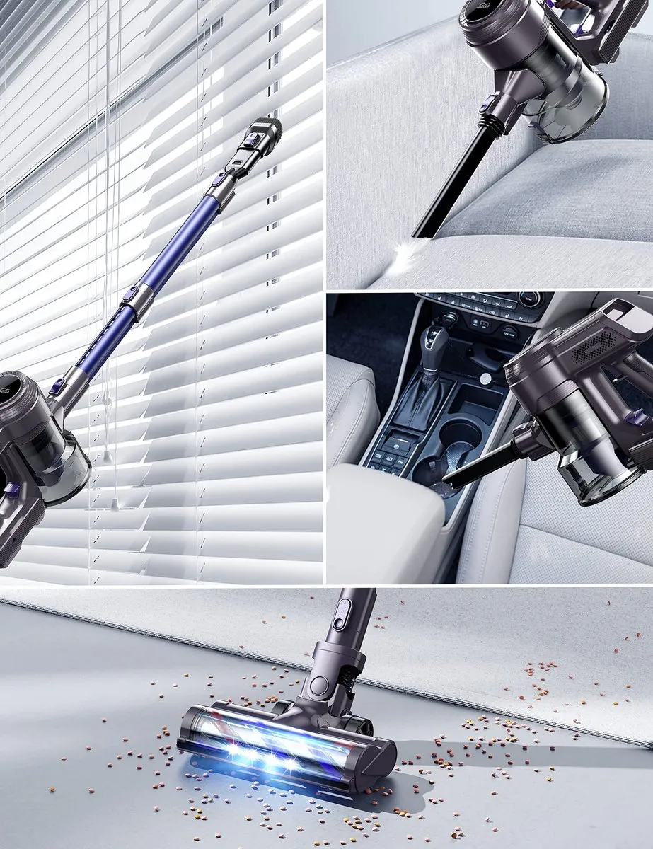 Solis Flexi Vac Cleaner 350 Stofzuiger 26 kPa - Grijs/Paars