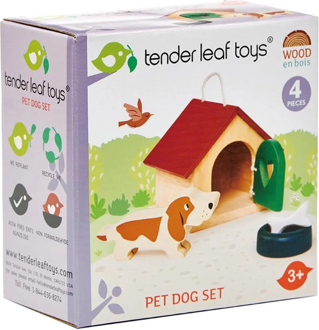 Tender Leaf Toys Huisdierenset Hond - Multi