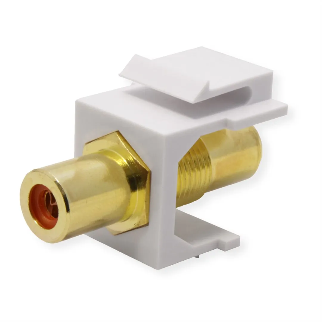 Value RCA Keystone-koppeling - Rood
