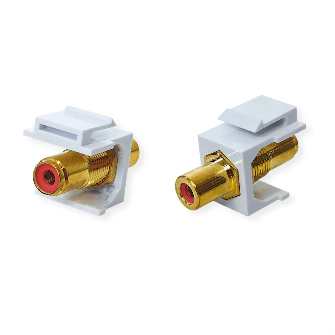 Value RCA Keystone-koppeling - Rood