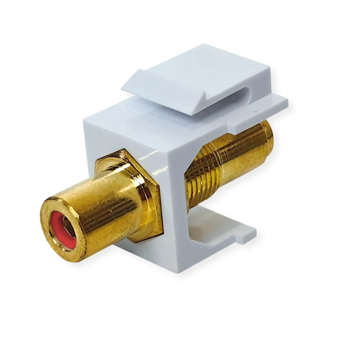 Value RCA Keystone-koppeling - Rood